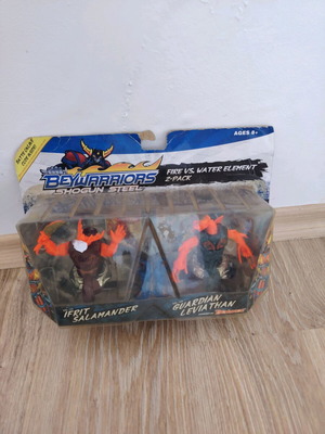 Beyblade BeyWarriors Fire vs Water Element 2-Pack new