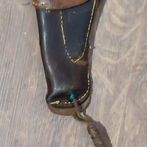 Leather holster used, old