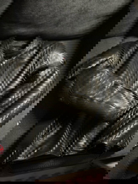 DAINESE ΜΑΥΡΟ ΔΕΡΜΑΤΙΝΟ ΜΠΟΥΦΑΝ ΑΝΑΒΑΤΗ Νο46