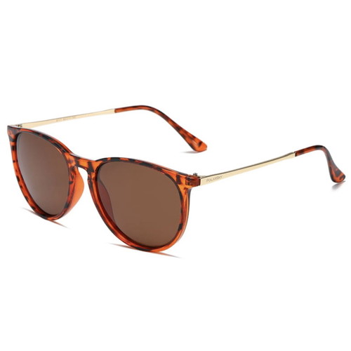 PolarSky polarized sunglasses new, brown and orange