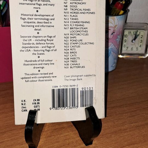 Flags William Crampton book used with flags of various countries