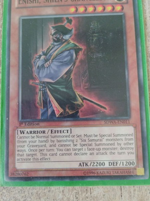 Enishi, Shien's Chancellor Yugioh like new