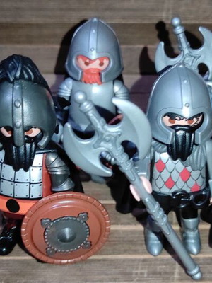 Playmobil Σιδεροφρακτοί Νάνοι μεταχειρισμένοι, πεντάδα