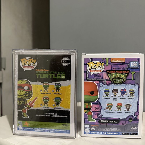 Funko Pop Raphael Turtle bundle new limited edition