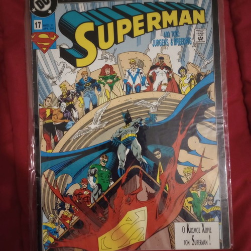 Superman collectible comics like new, Pergamos editions 1997
