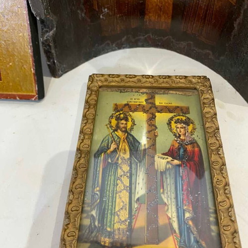 Set of 3 used religious icons