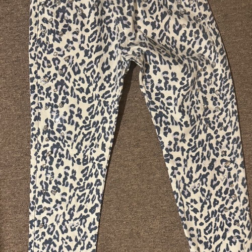 Juicy Couture Leopard Pants like new with transparent stones, size S