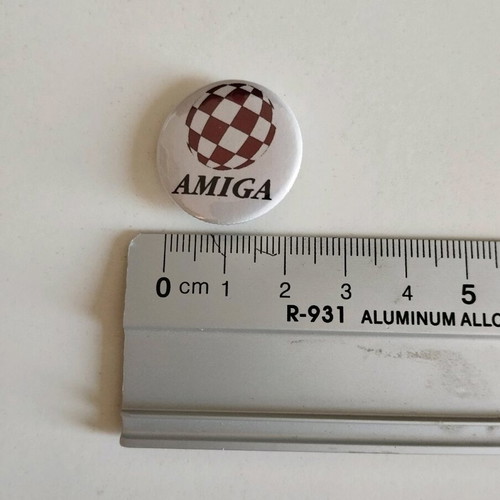 Commodore Amiga pin new, size 25mm