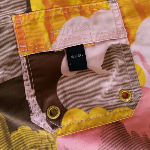 Wesc women's shorts used, colorful, size small