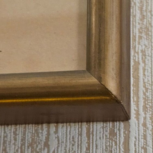 Πίνακας Σεργκενλίδης Κρυωνάς ελαιογραφία σαν καινούργιο, υπογεγραμμένη σε ξύλινη κορνίζα