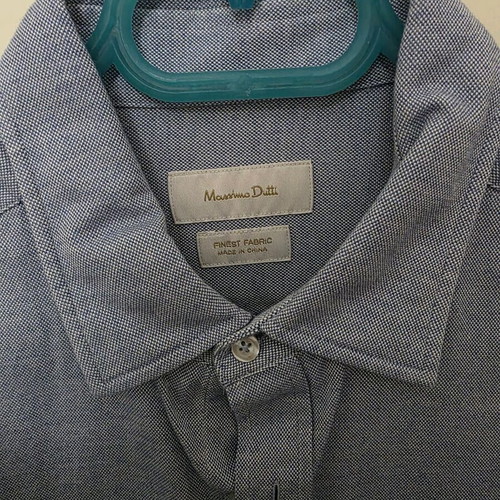 Massimo Dutti men's shirt size Large like new, blue