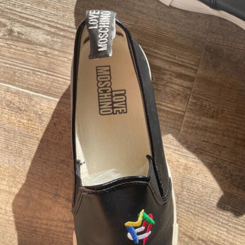 Love Moschino women's shoes used, size 39, black