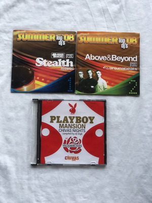 Summer Top dj’s ’08 Stealth Records, Anjunabeats and Playboy Mansion Chivas Night CDs used