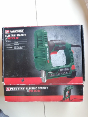 Electric stapler PARKSIDE PET 25 C2 new with staples