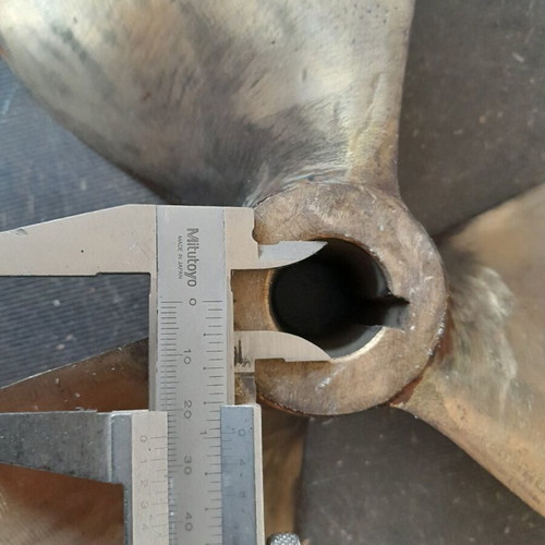 Bronze propeller used for shaft boat 17.5 cm radius