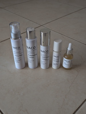 Πακέτο skincare Naco vegan, σαν καινούργιο, ολοκληρωμένο