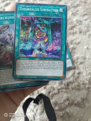 Yu-Gi-Oh Theorealize Liberation card like new
