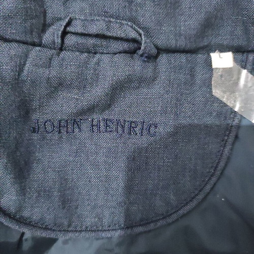 John Henric men's vest L like new, blue