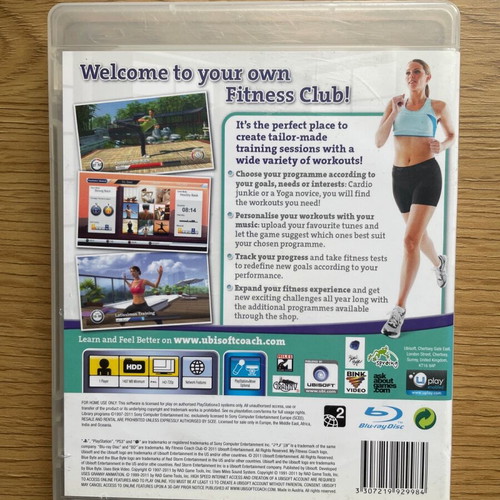 My Fitness Coach Club for PlayStation 3 like new