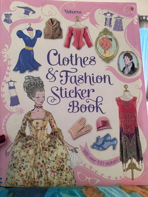 Fashion History Book new, English with stickers