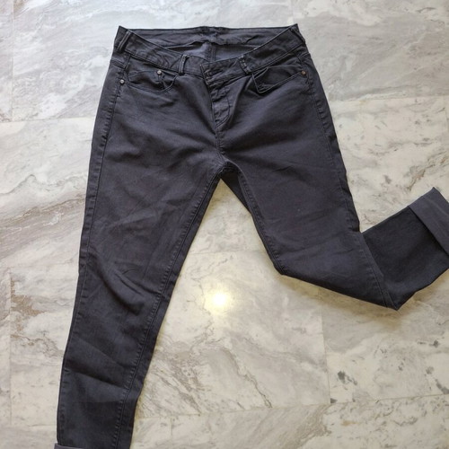 Bershka jeans used, size L 40 12, blue