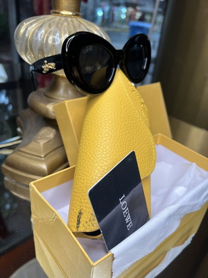 Loewe women's sunglasses new, black with case