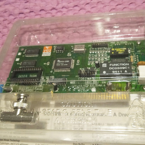 Genius LAN GE2000II Ethernet Adapter sealed vintage ISA combo card, new