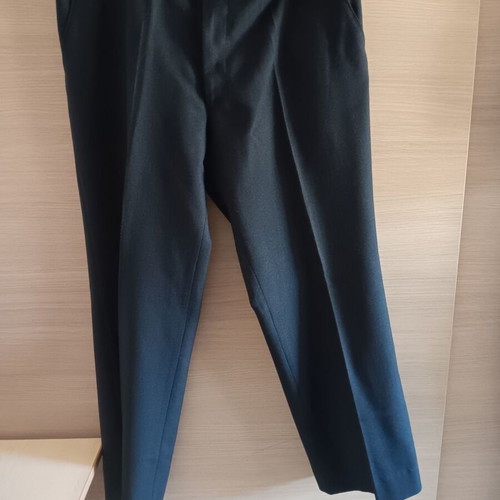 Men's fabric pants black, like new, size L