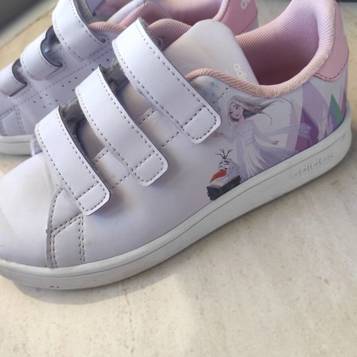 Adidas Frozen sneakers size 32, pink and purple