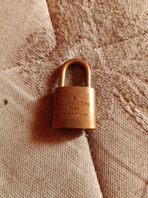 Louis Vuitton authentic padlock without key