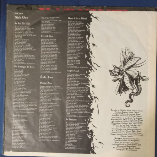 Black Sabbath Featuring Tony Iommi Seventh Star vinyl LP