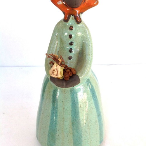 Elsi Bourelius Ceramic Figurine used, Swedish Jie Gantofta