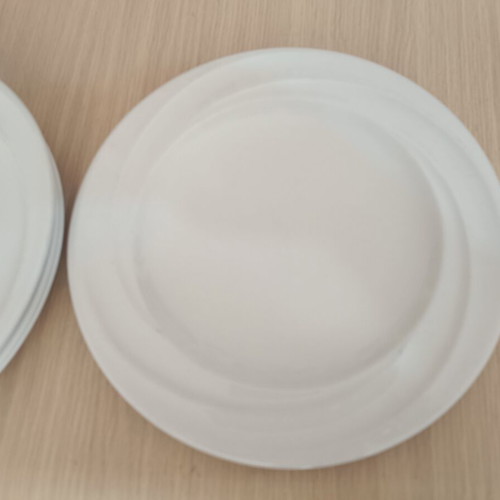 Churchill serving platters set of 5 used, 32 cm diameter, white porcelain