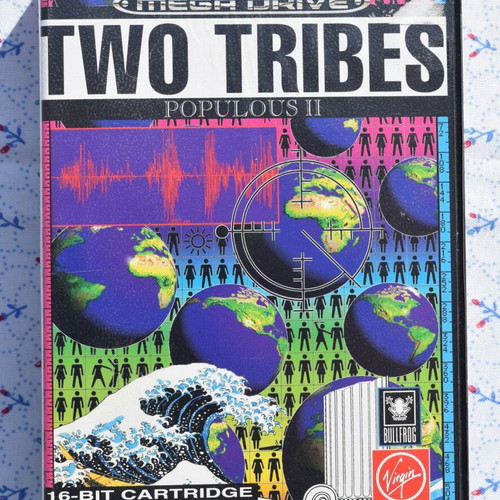 Two Tribes: Populous II Sega Mega Drive game like new