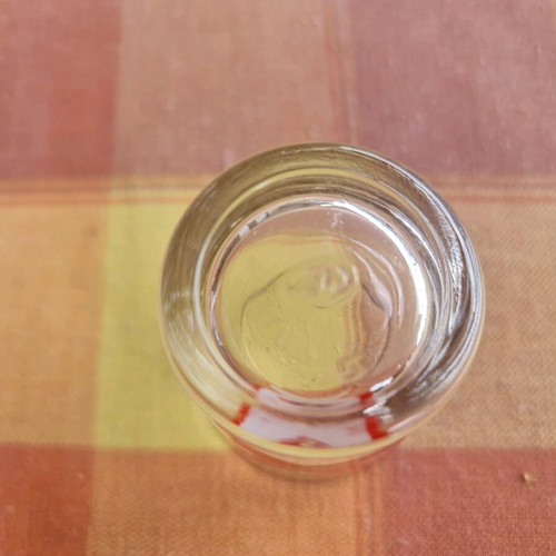 Serkova Vodka collectible shot glass used, 90s-2000s
