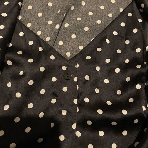 Luisa Spagnoli silk polka dot shirt like new