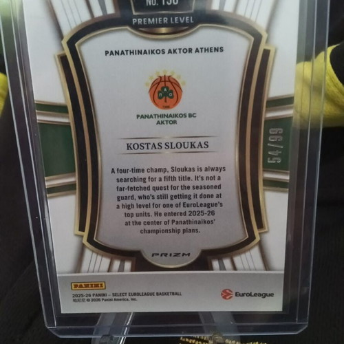 Kostas Sloukas Lot new patches and sp
