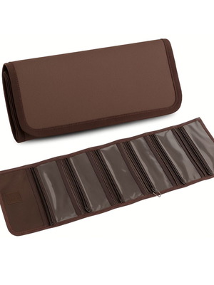 Multi-Use Wallet Brown New with 6 Transparent Pockets