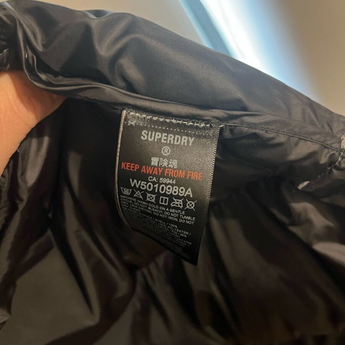 Superdry women's coat like new, size US 8, gray