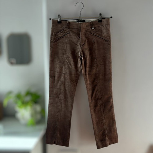 Guess pants brown suede vintage, like new