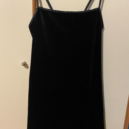 Mini velvet dress like new, black