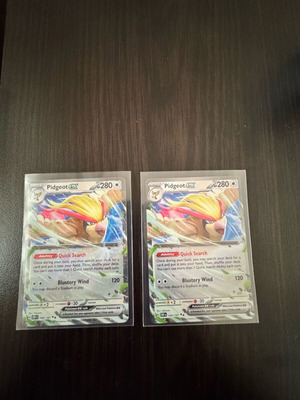 Pidgeot ex x2 like new