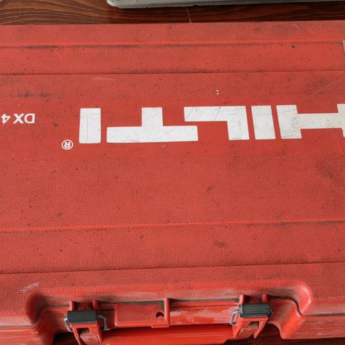 Hilti DX450 nail gun used with consumables