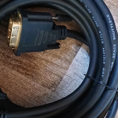 DVI-A/D Single Link Male Cable 5m New