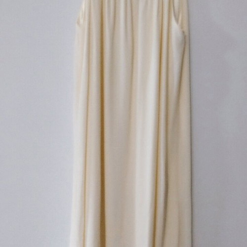 Abiye dress new beige made of viscose muslin