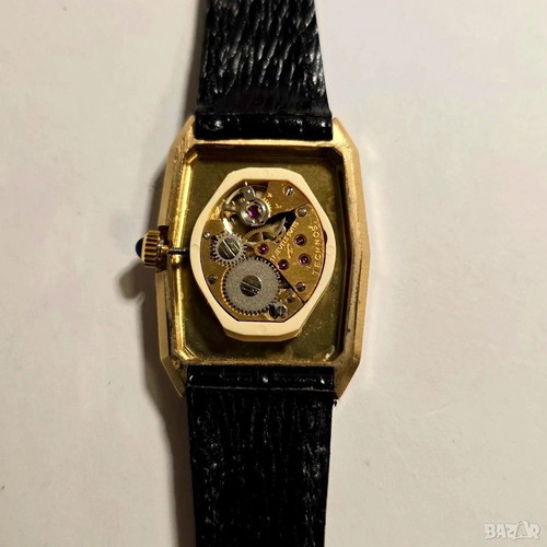 Technos Swiss wristwatch set Tank and Ellipse, NOS