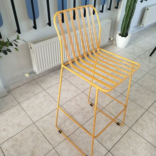 Stools like new, iron with backrest, pack of 20