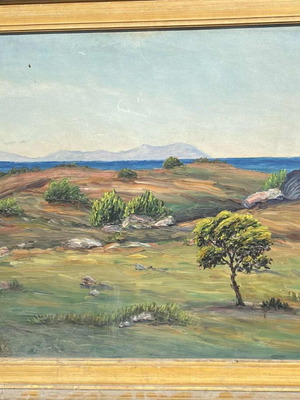 Oil painting Marousa Fragkopoulou Gianna like new