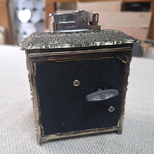Sankyo vintage music lighter used, metal, 1970s