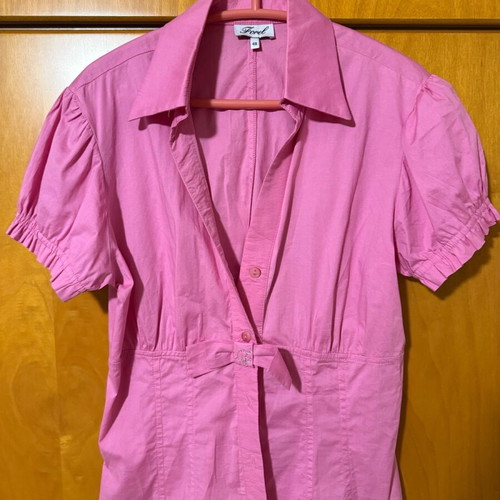 Forel cotton women's shirt like new, size M/L, pink